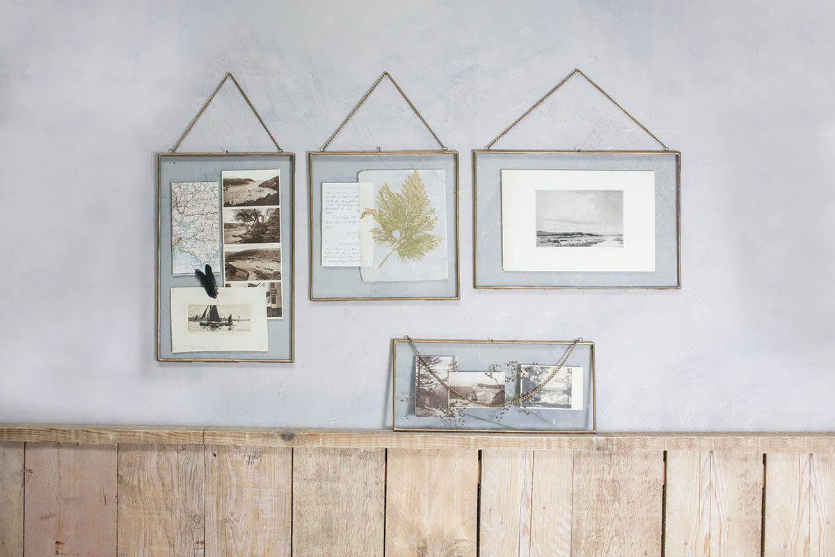 Kiko Square Picture Frame - Antique Brass