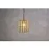 Kirindi Glass Panel Pendant Light - Antique Brass