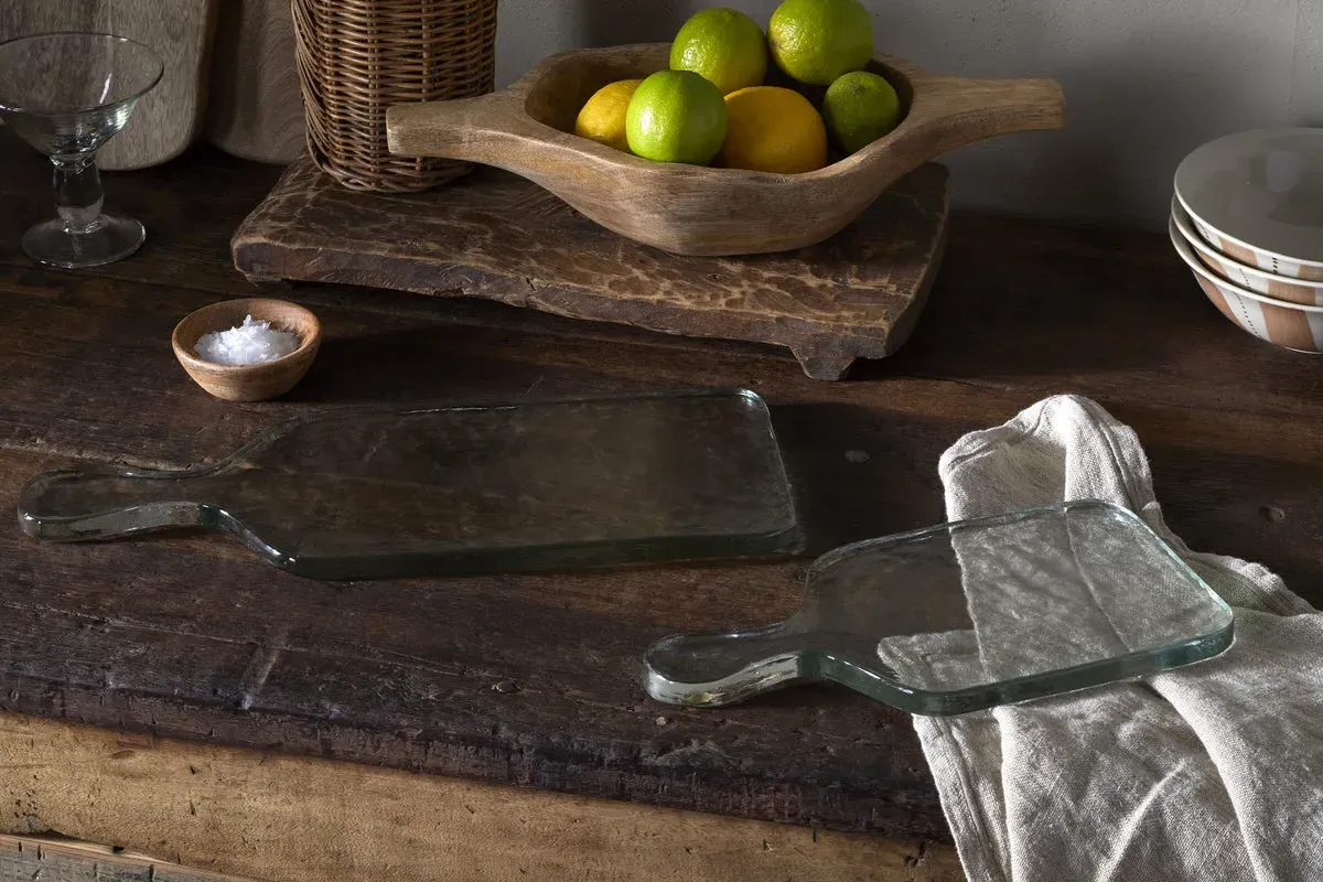 Komal Small Serving Platter - Clear product