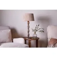 Konali Table Lamp - Ash Stain, Mango Wood