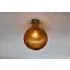 Konnie Globe Ceiling Light - Amber, Brass