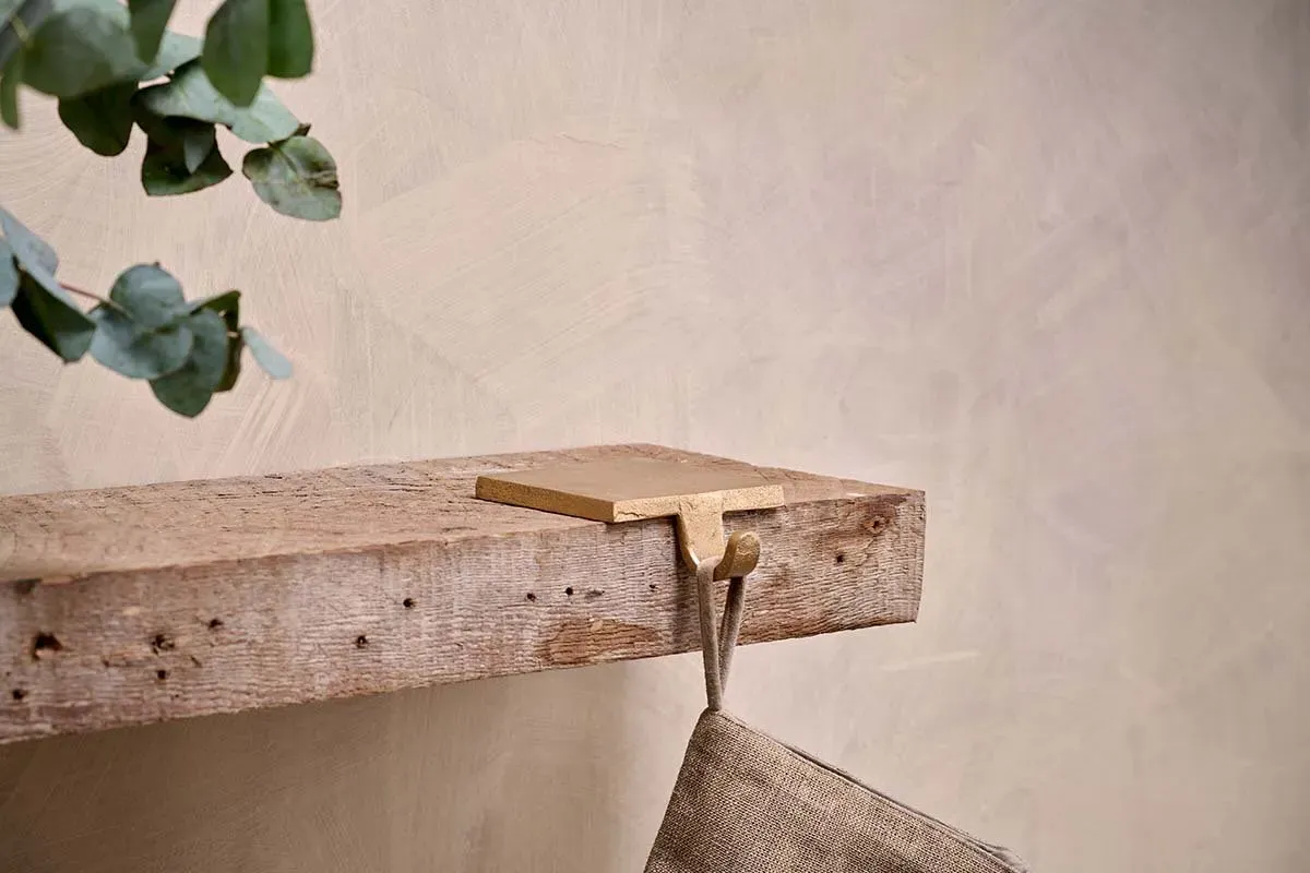 Kotta Stocking Holder - Antique Brass image