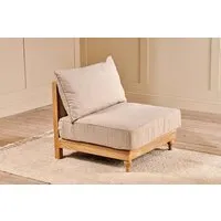 Krissa Modular Sofa Module - Natural, Linen alternate view