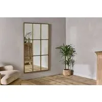 Kurci Rectangular Full Length Mirror - Antique Brass