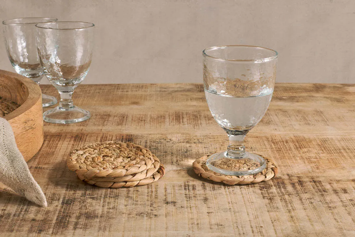 Lam Coasters Set of 4 - Natural, Water Hyacinth product