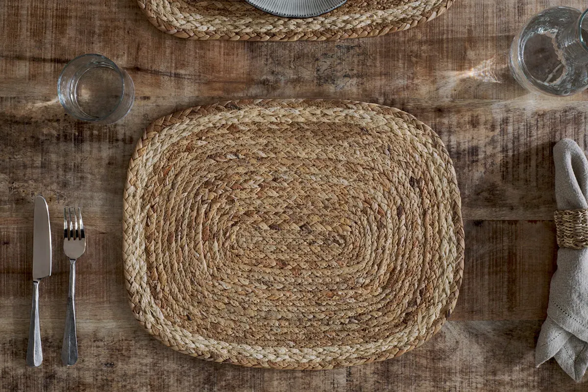 Lam Rectangular Tablemats Set of 4 - Natural image