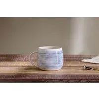 Lin Oversized Mug - Blue/White