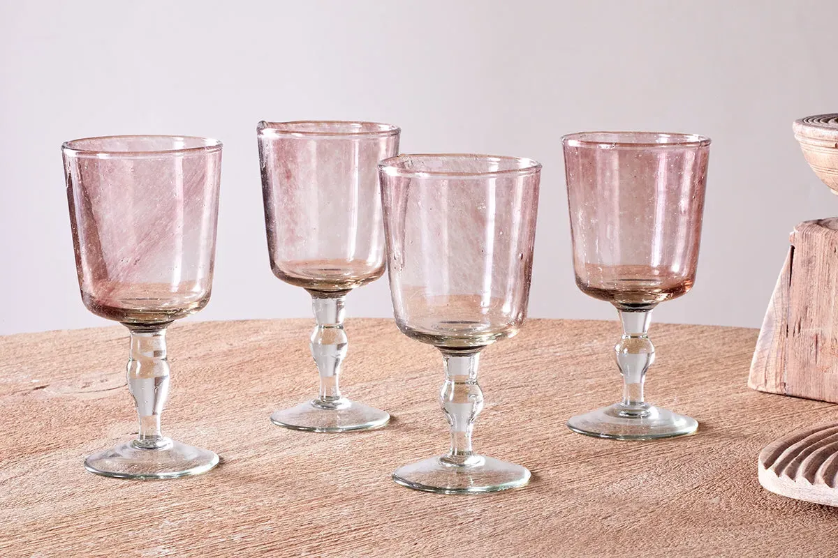 Llanera Wine Glass Set Of 4 - Plum