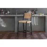 Lohanda Counter Dining Chair - Black, Acacia