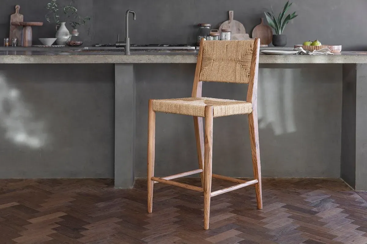 Lohanda Counter Dining Chair - Natural, Acacia