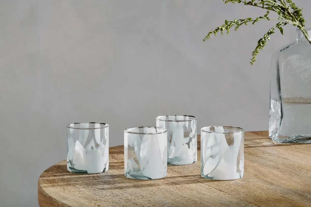 Lohara Tumbler Set Of 4 - White image