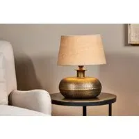 Lumbu Small Table Lamp - Antique Brass