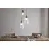 Lumina Fluted Recycled Glass Cluster Light - Clear