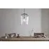 Lumina Large Fluted Recycled Glass Pendant - Clear