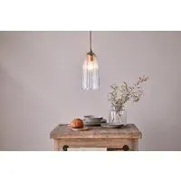Lumina Recycled Glass Pendant Light - Clear