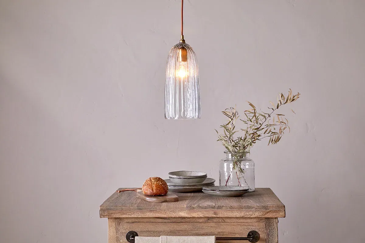 Lumina Recycled Glass Pendant Light - Clear image