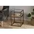 Luzon Display Side Table - Brass, Iron & Mango Wood