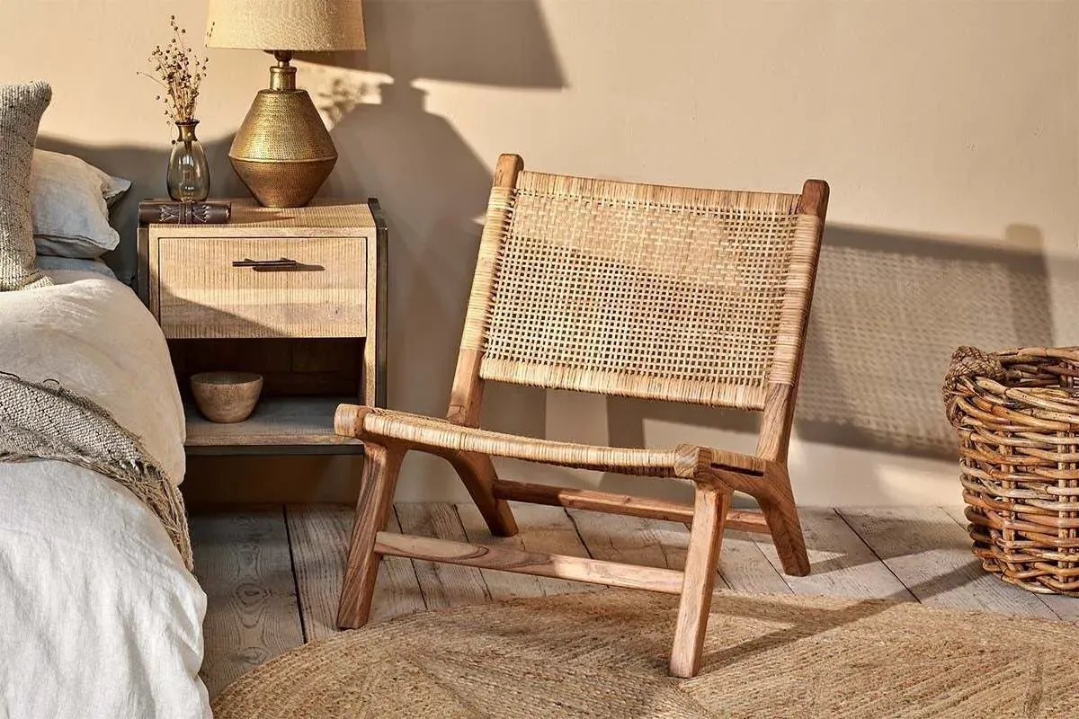 Madrisana Woven Chair - Natural, Acacia & Rattan product