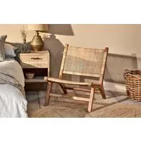 Madrisana Woven Chair - Natural, Acacia & Rattan