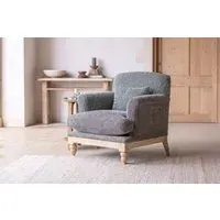 Maganda Cotton Armchair - Charcoal
