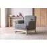 Maganda Cotton Armchair - Charcoal