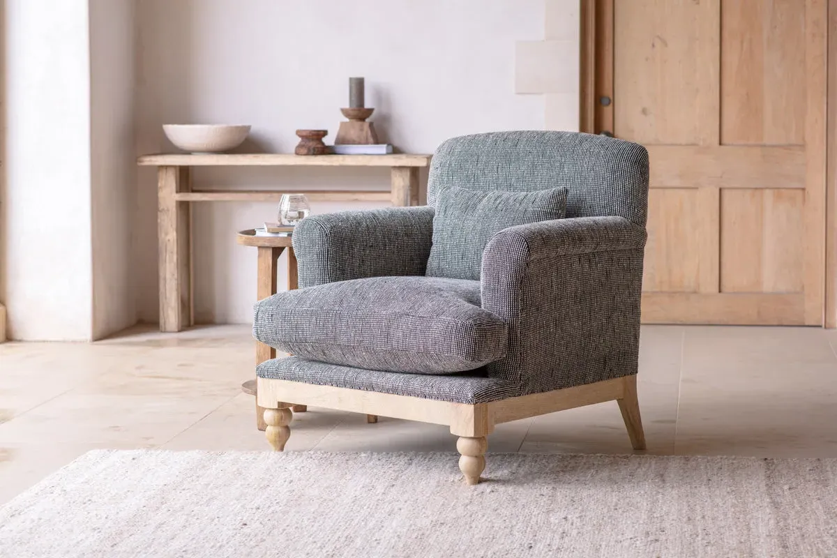 Maganda Cotton Armchair - Charcoal image