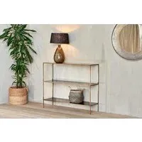 Mahi Console Table - Antique Brass
