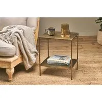 Mahi Side Table - Antique Brass alternate view