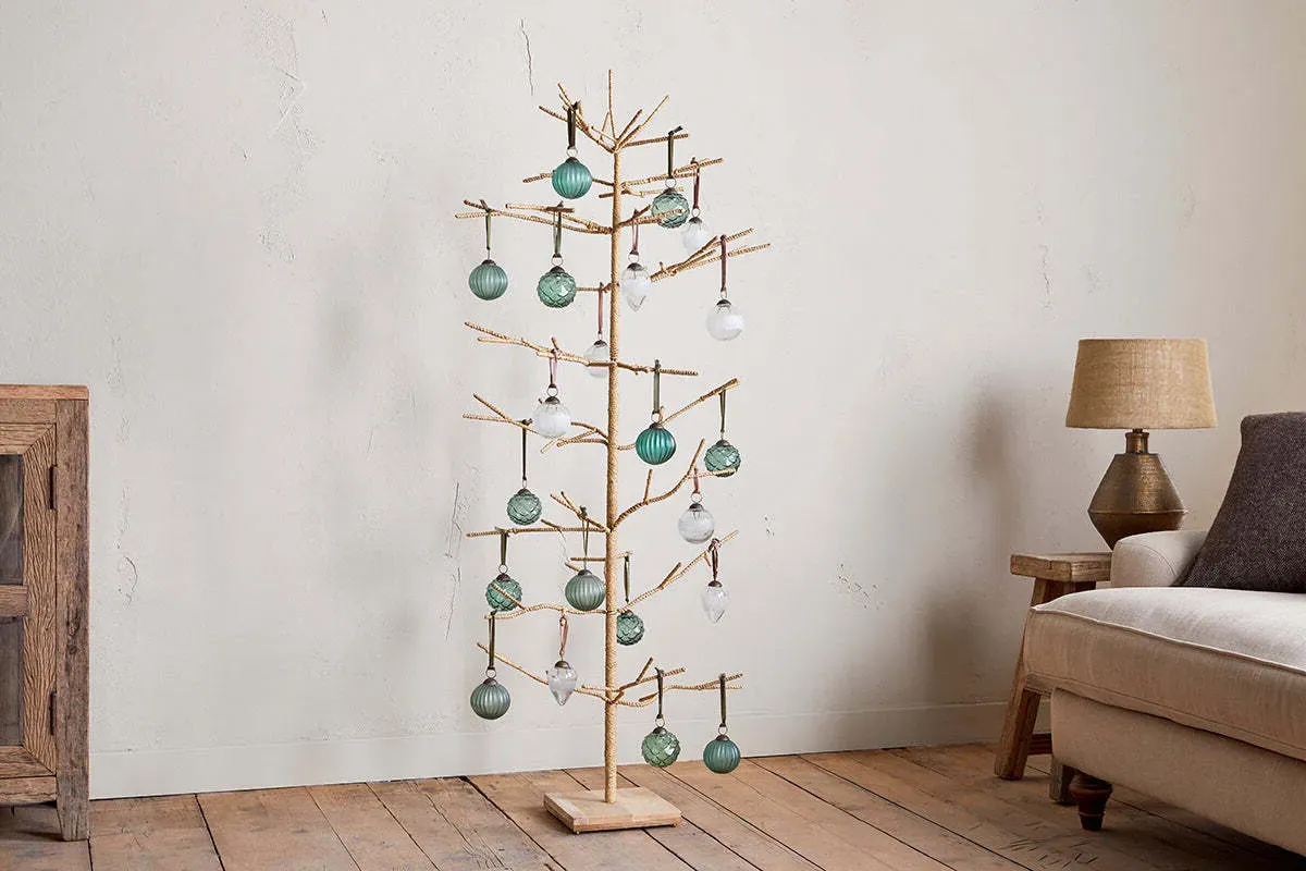 Mala Base Extra Large Christmas Tree Decoration - Natural, Jute