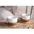 Mali Coffee Mug Set of 2 - White/Terracotta