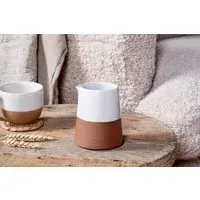 Mali Slanting Jug - White