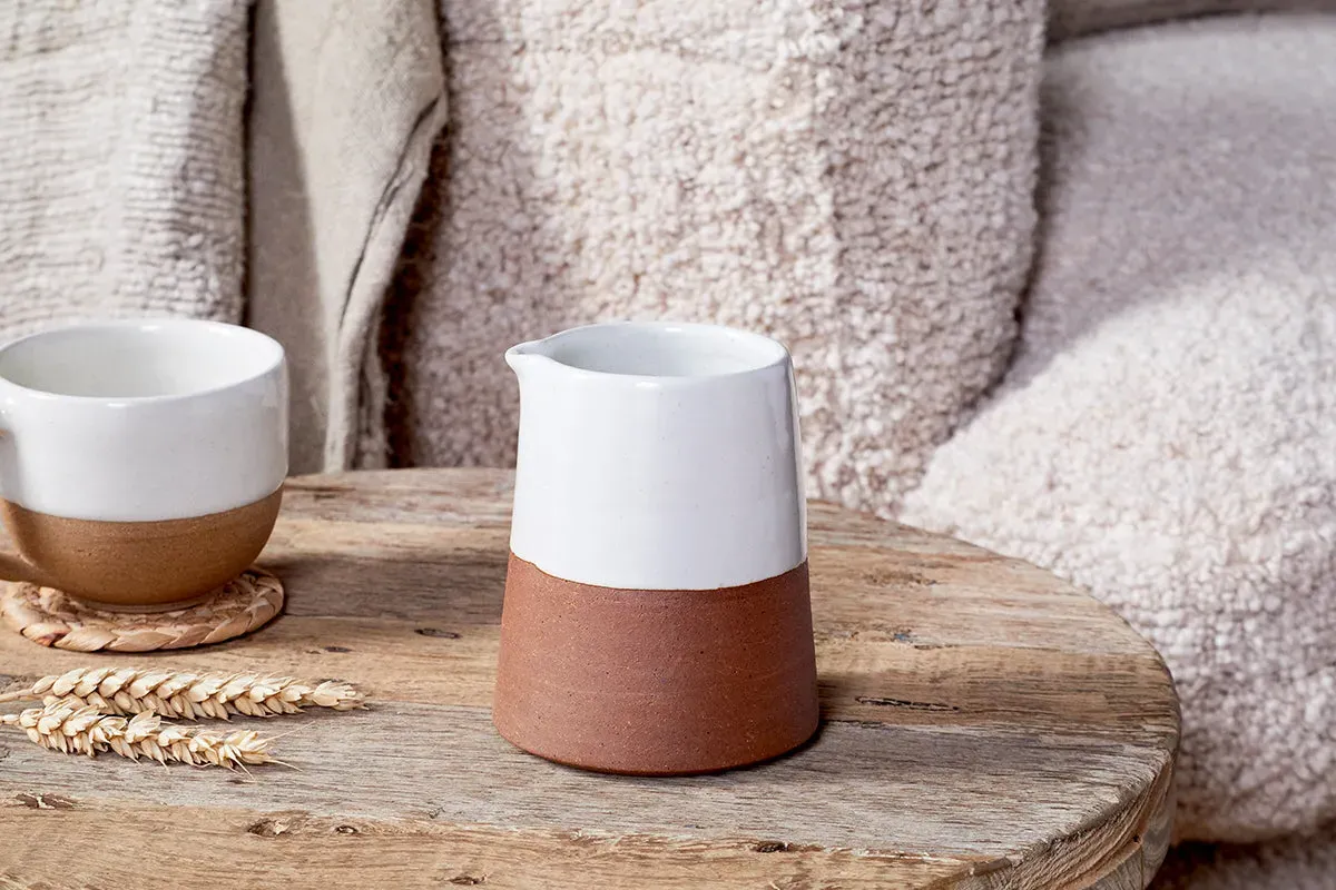 Mali Slanting Jug - White image