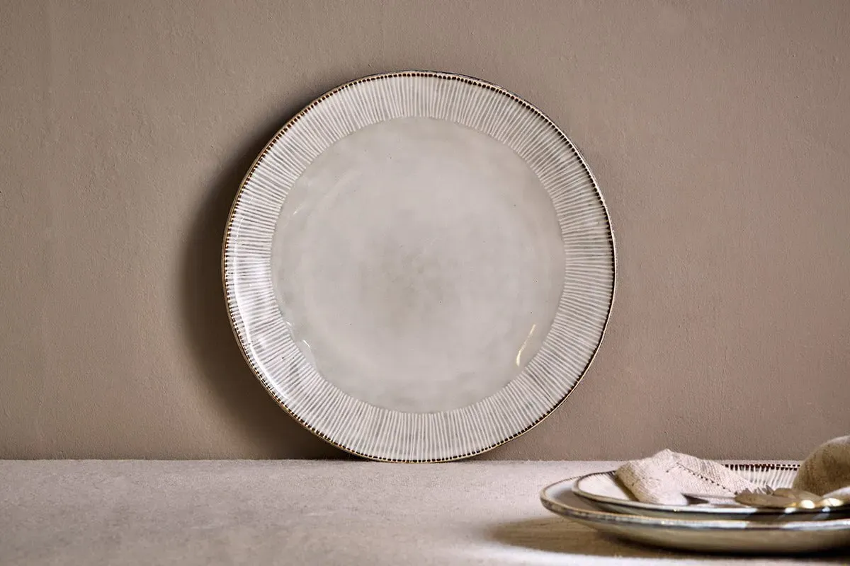 Malia Dinner Plate - Cream image