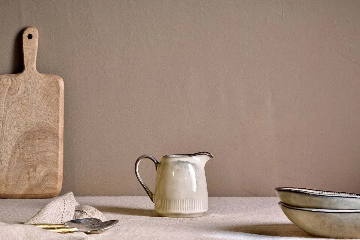Malia Small Jug - Cream, Stoneware product