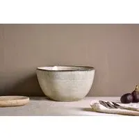 Malia Serving Bowl - Cream, Stoneware