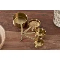 Mane Measuring Cups - Brushed Gold
