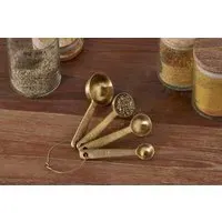 Mane Measuring Spoons - Brushed Gold