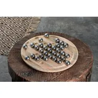 Mango Wood Giant Solitaire Board - Brown, Mango Wood alternate view