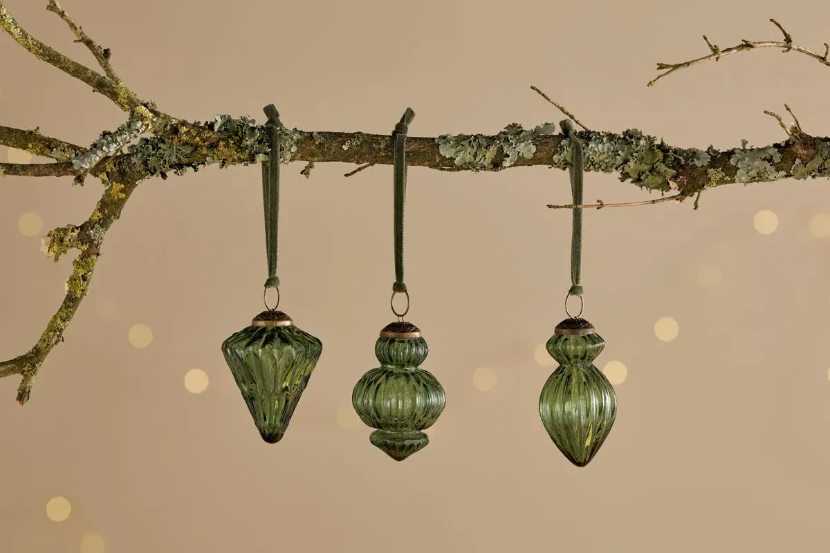 Manipur Baubles Set of 4 - Green