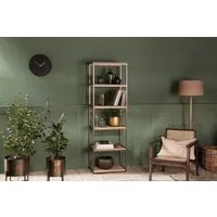 Marjori Narrow Standing Shelves - Natural, Mango Wood