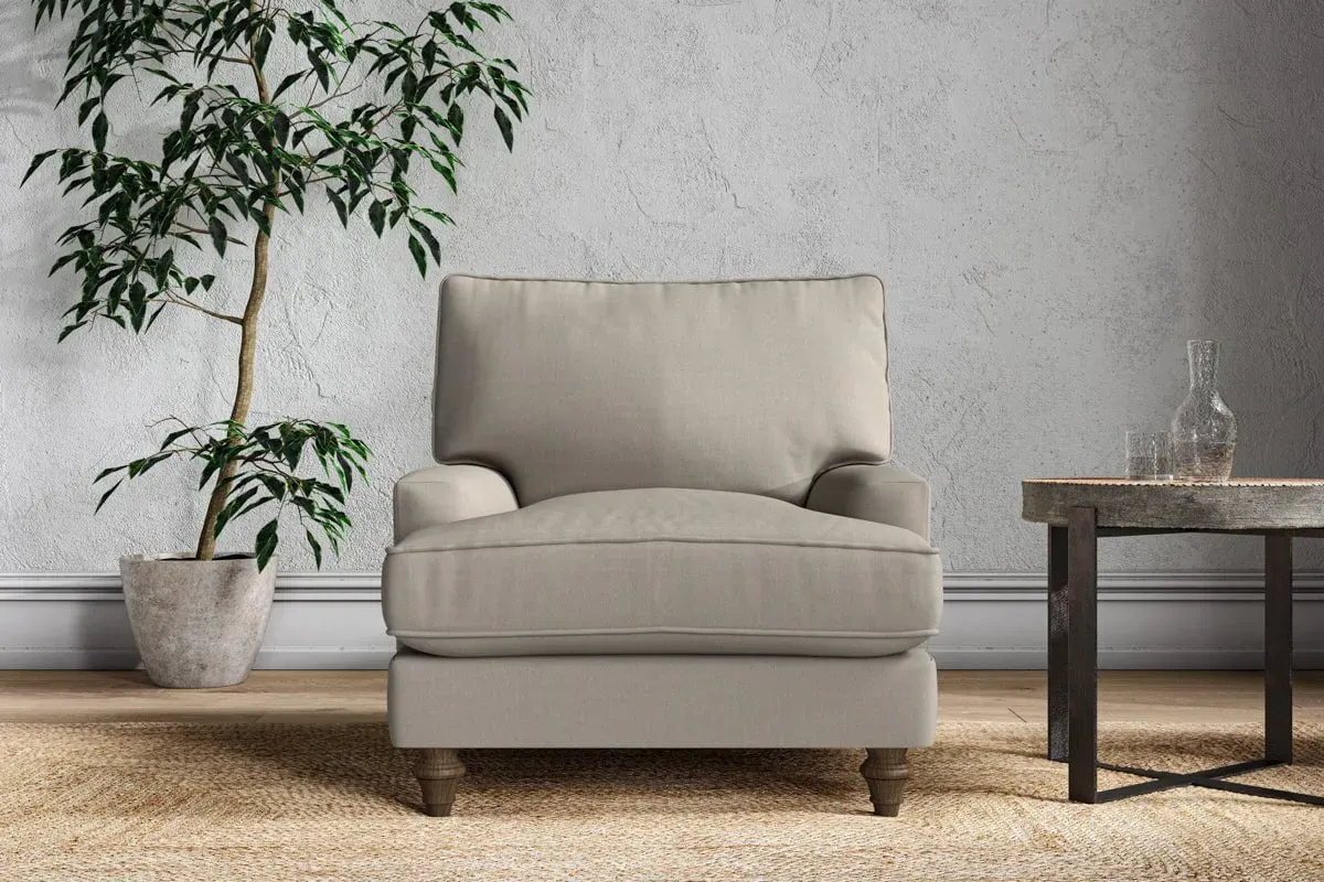 Marri Armchair - Flax, Recycled Cotton