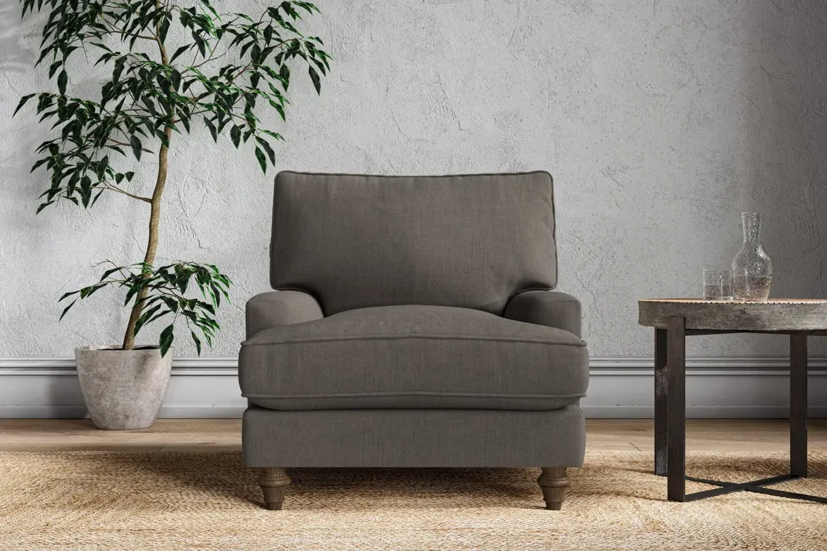 Marri Armchair - Granite, Brera Linen