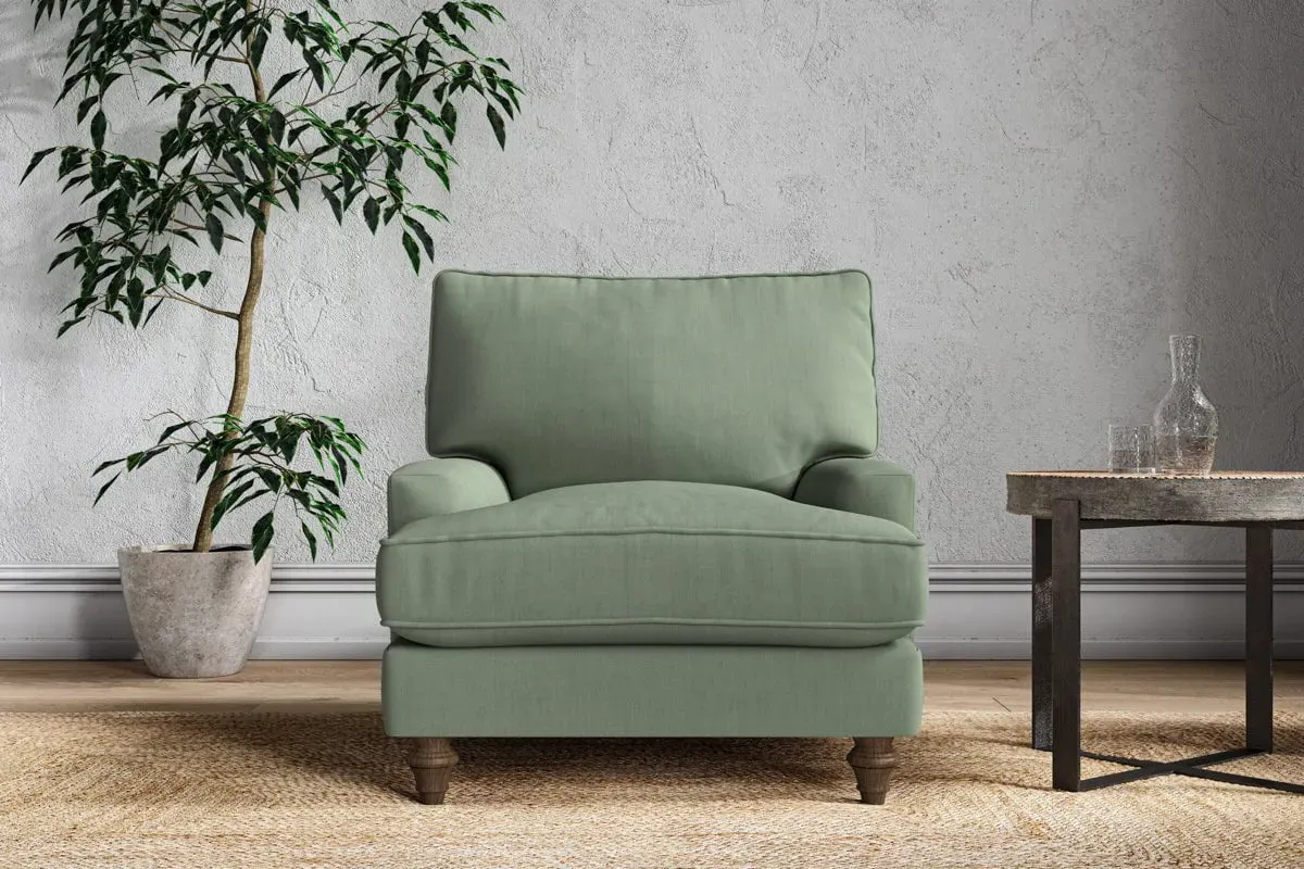 Marri Armchair - Jade, Brera Linen
