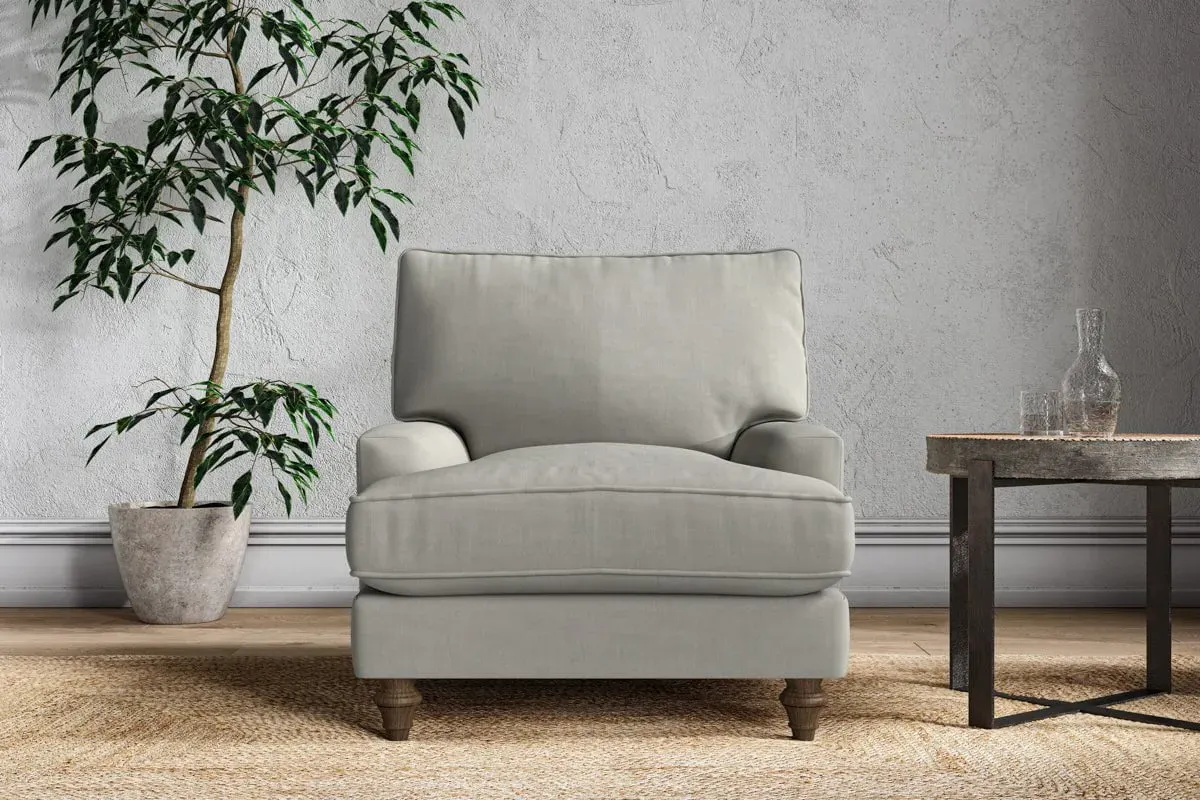 Marri Armchair - Smoke, Brera Linen