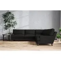 Marri Grand Corner Sofa - Charcoal, Linen