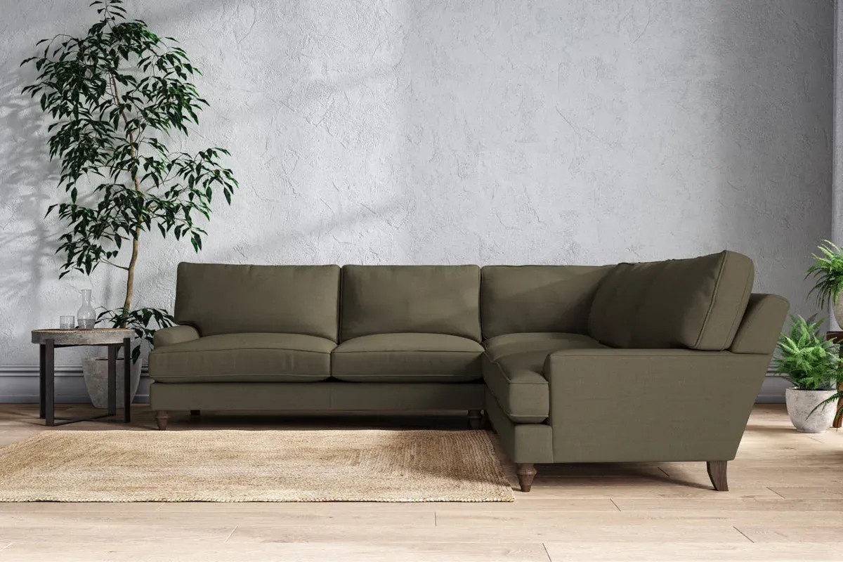 Marri Grand Corner Sofa - Fatigue, Recycled Cotton