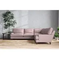Marri Grand Corner Sofa - Lavender, Recycled Cotton