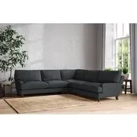 Marri Grand Corner Sofa - Thunder, Recycled Cotton