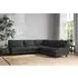 Marri Grand Corner Sofa - Thunder, Recycled Cotton