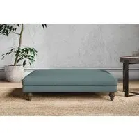 Marri Grand Dining Footstool - Airforce, Recycled Cotton